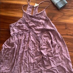 Cute tiny purple summer dress
